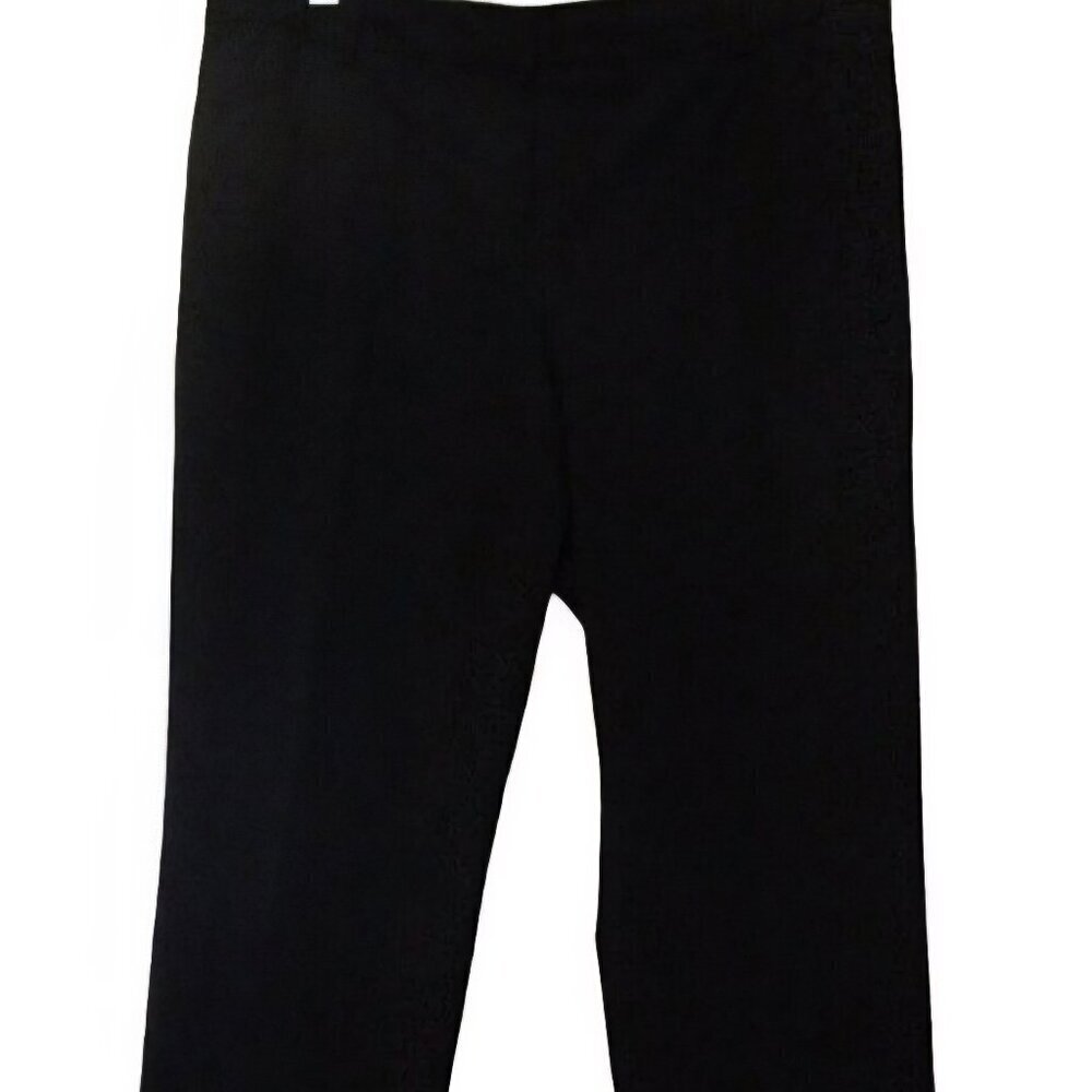 CREMIEUX WOMEN'S black comfy stretchy Closet Staple work career dress pants 14
